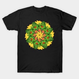 tropic parrots mandala T-Shirt